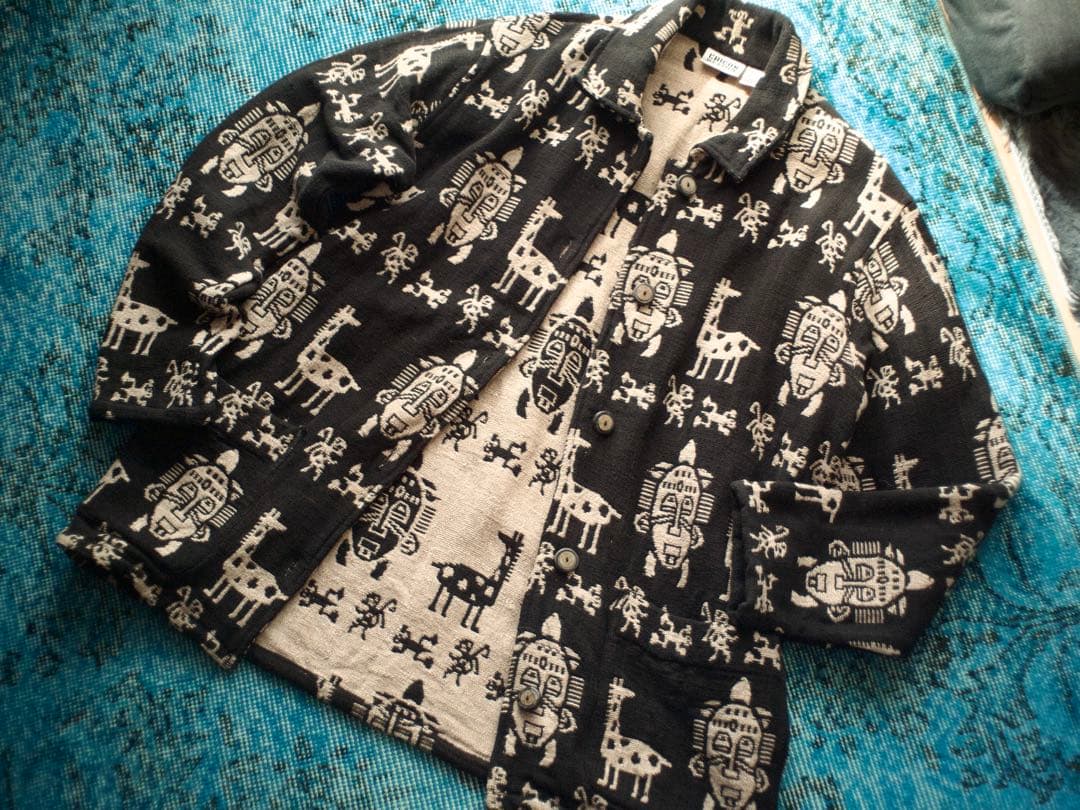 ジャケット・アウター 80s 90s CHICO'S native pattern coverall