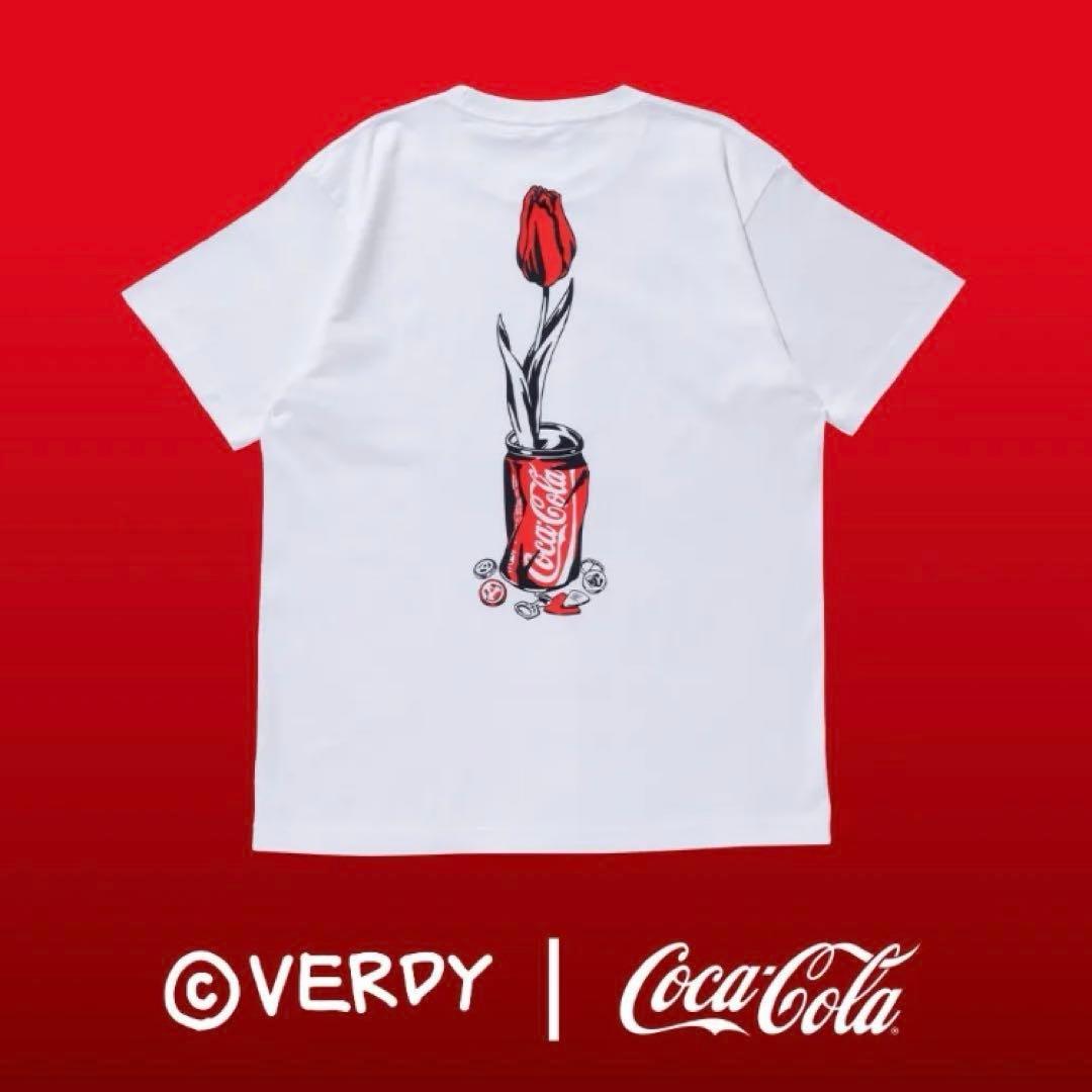 Coca-Cola Electric Youth Tシャツ VERDY 白