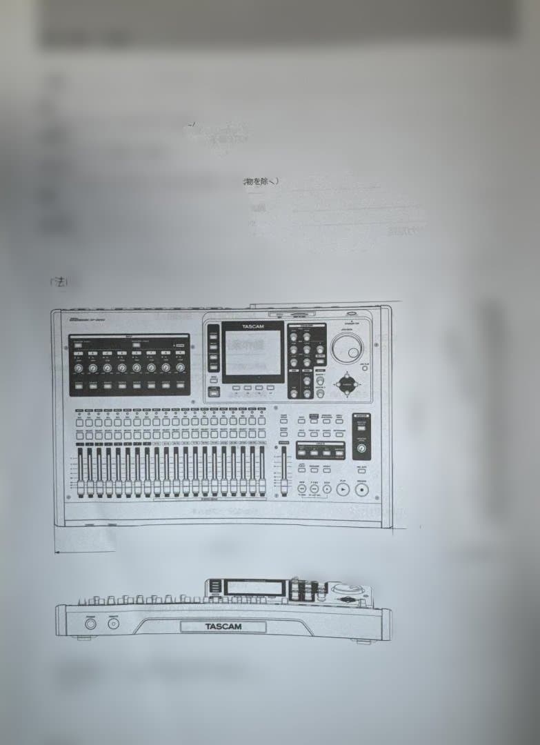 TASCAM　タスカム 32トラック マルチトラックレコーダー DP-32SD