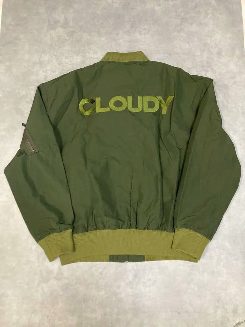 CLOUDY MA-1ジャケット グリーン