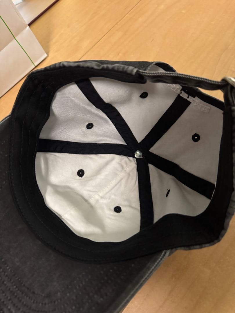 帽子 Pigment Print S Logo 6-Panel Black