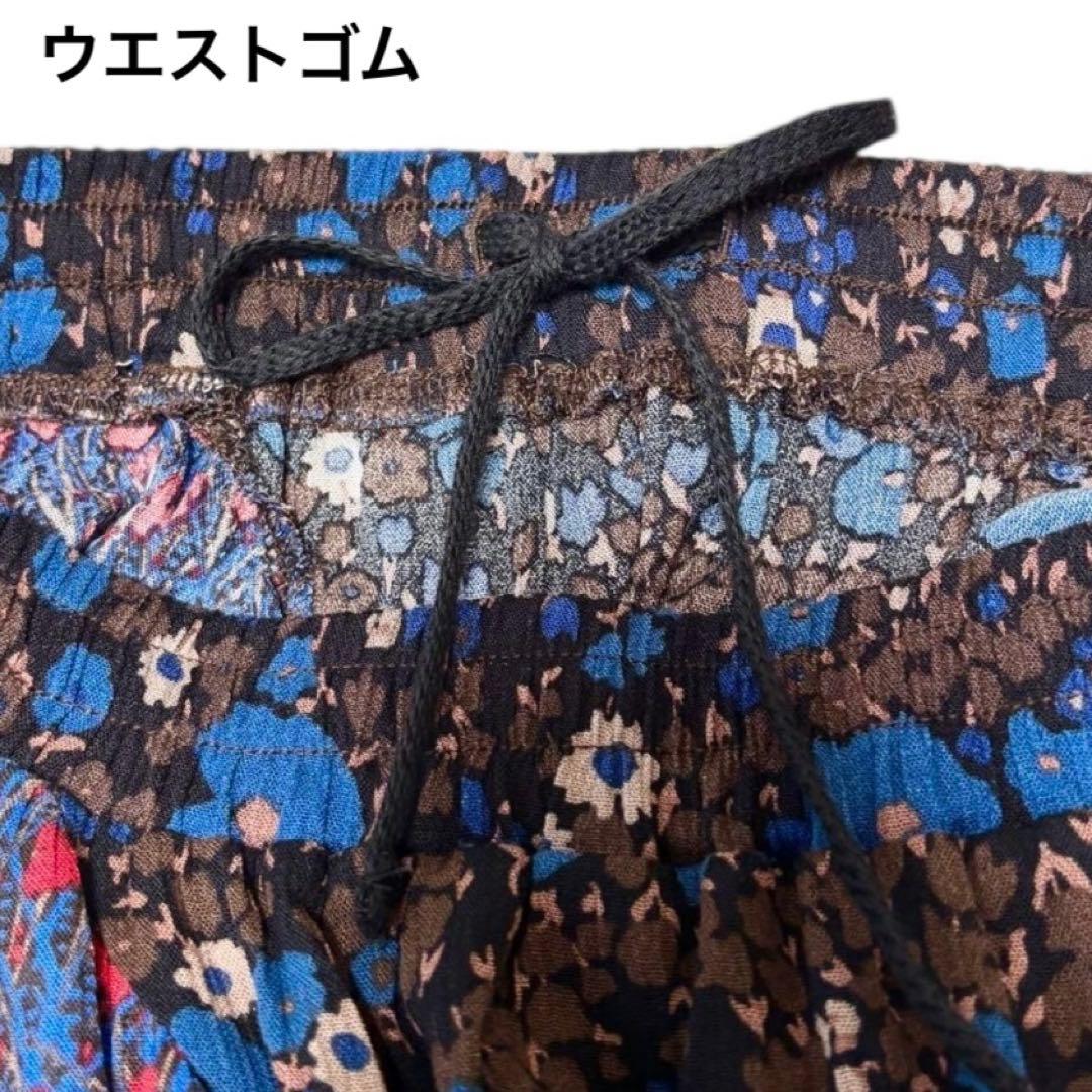 【新品】ニコアンド　エスカルゴマキシフラワーロングスカート　レディース　L 花柄