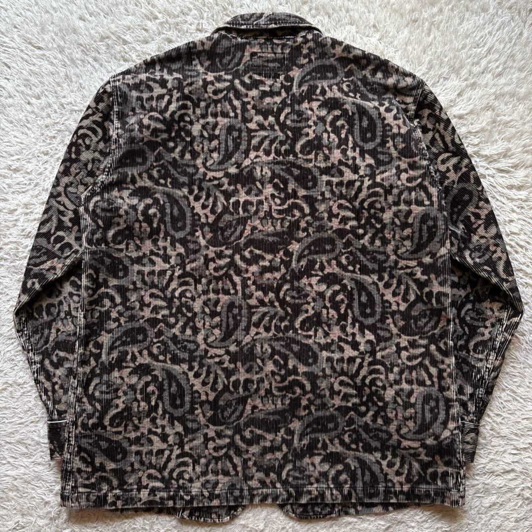 ★現行モデル★ BEAMS＋ カフスジャケット コーデュロイ ペイズリー L