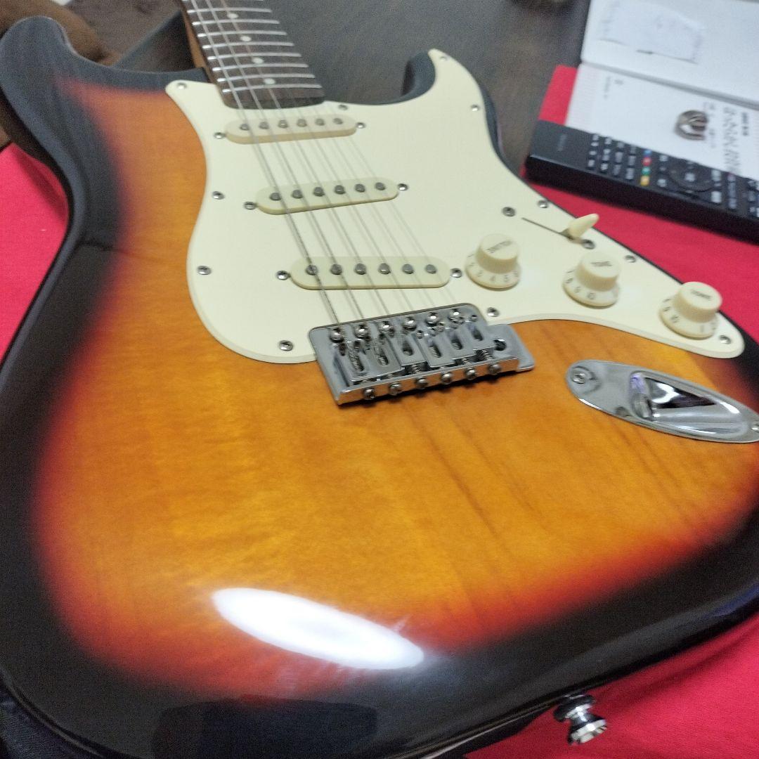 Squier エレキギター ストラトキャスター サンバースト