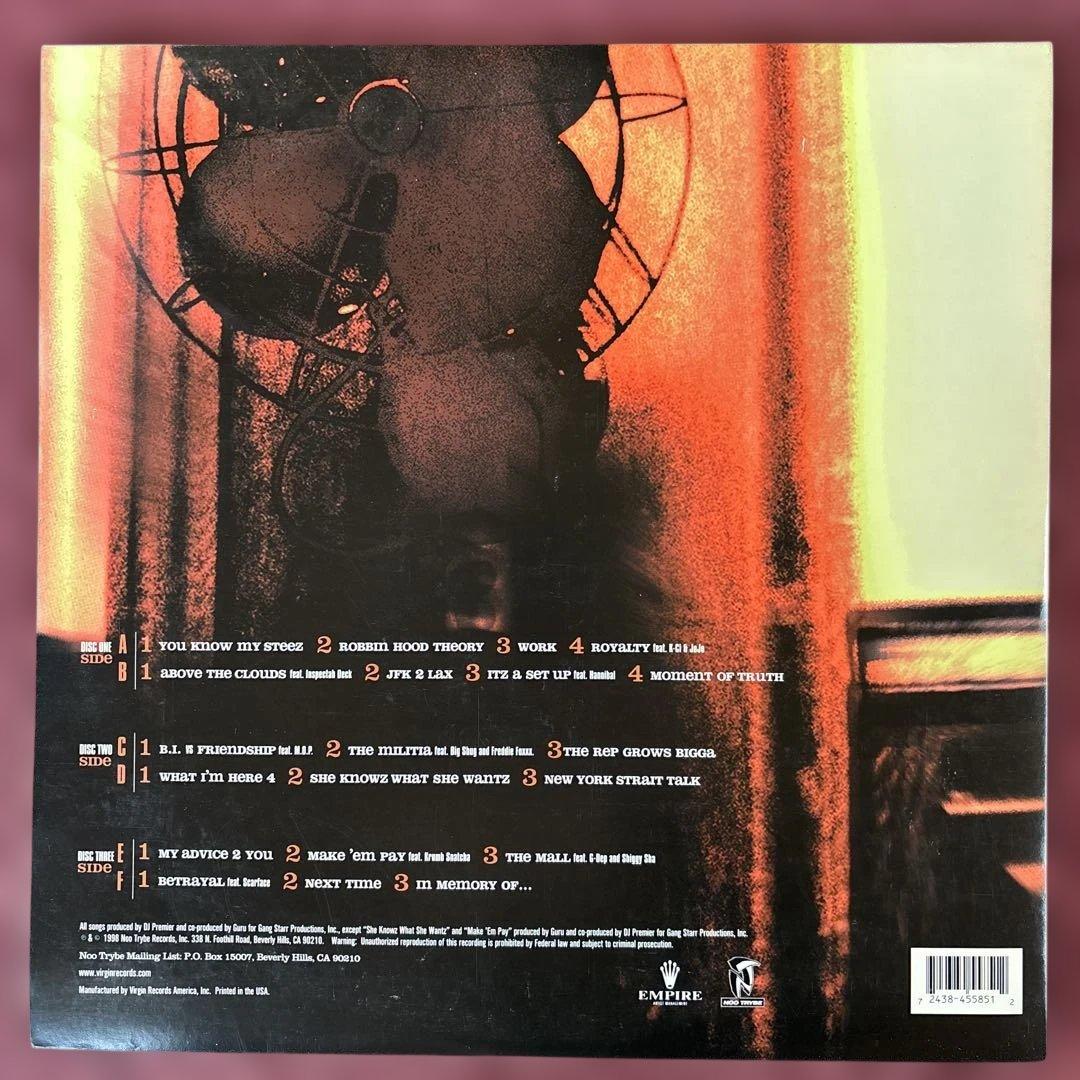 洋楽 GANG STARR MOMENT OF TRUTH 3LP