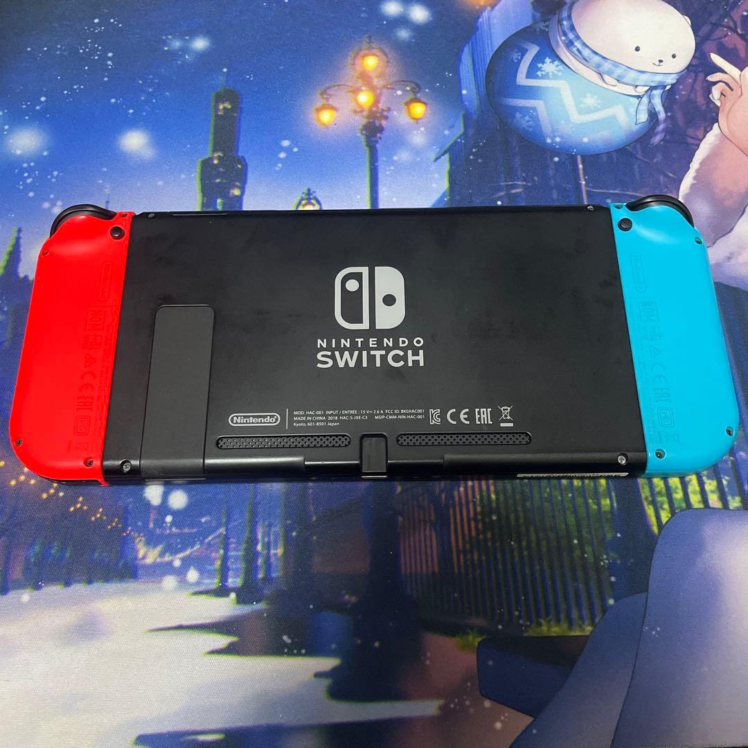 Nintendo Switch本体 青/赤　ジョイコン 動作確認済み、初期化済み