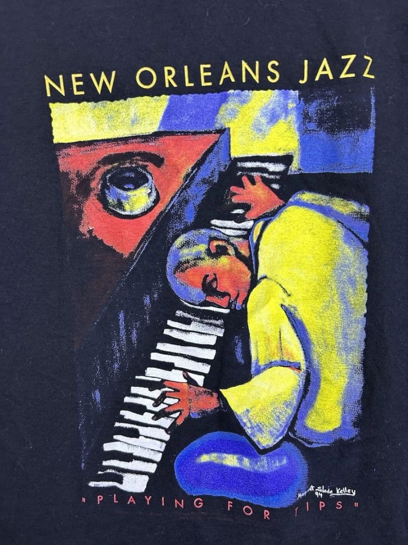 s*j様 New Orleans Jazz Tシャツ ブラックMサイズ
