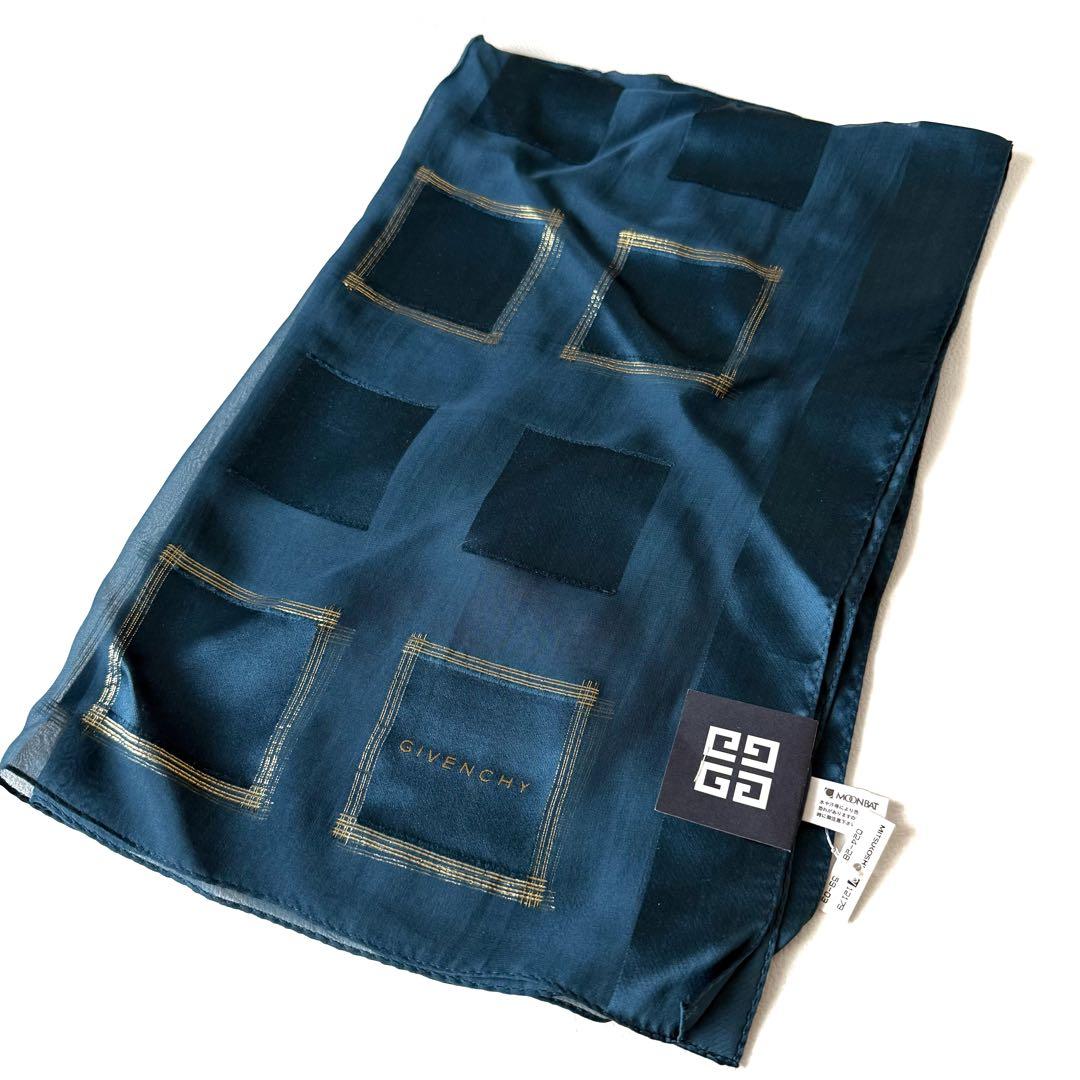 Givenchy ジバンシー シルク100% ストール 未使用 タグ付き