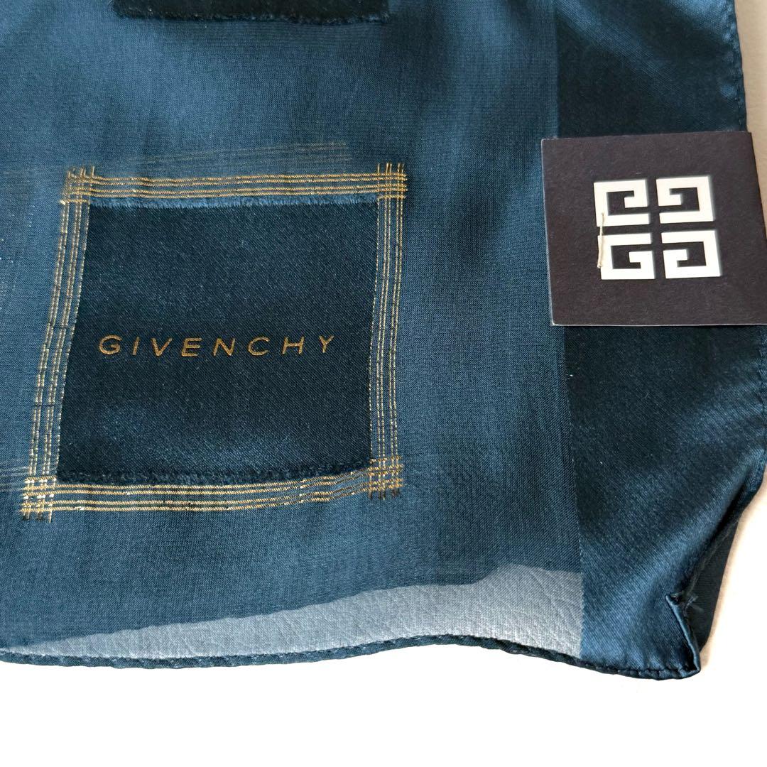Givenchy ジバンシー シルク100% ストール 未使用 タグ付き