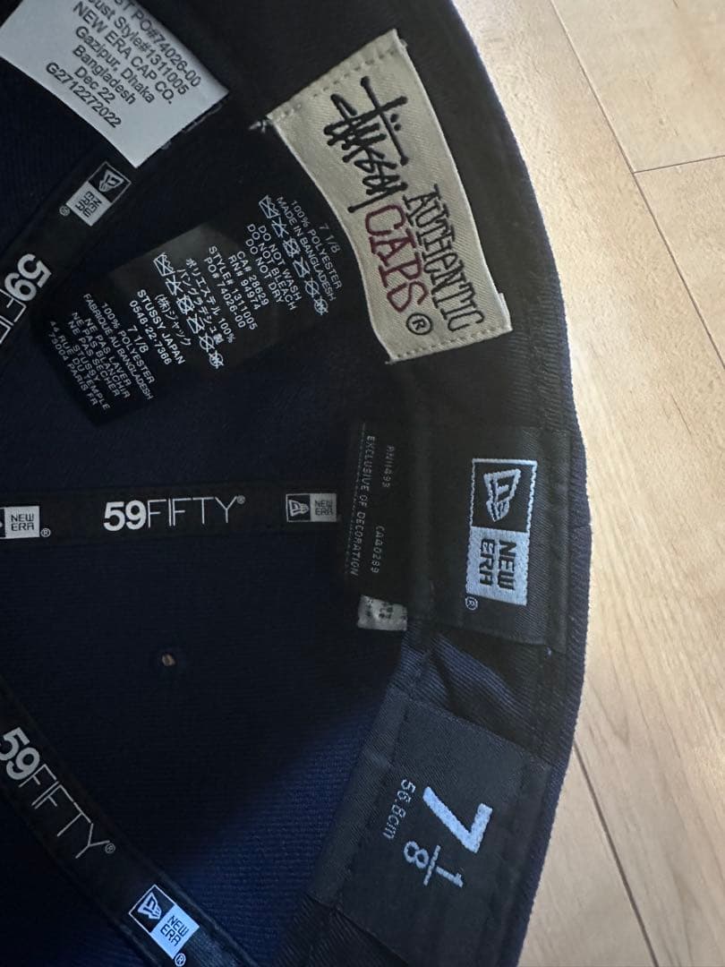 ★ほぼ未使用 完売品★STUSSY×NEWERA ステューシー NY 7 1/8