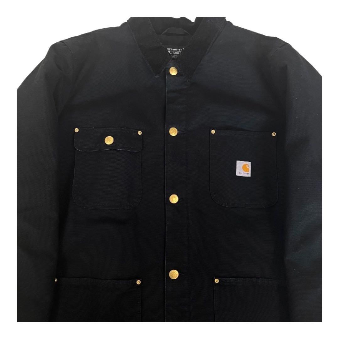 Carhartt C01 チョアコート ブラック ダック ルーズフィット XL