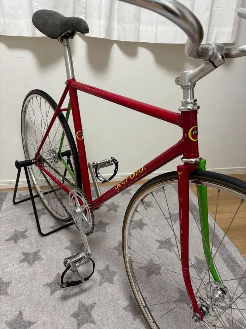 georama ジオラマ　NJS競争フレーム　ピストバイク　完成車