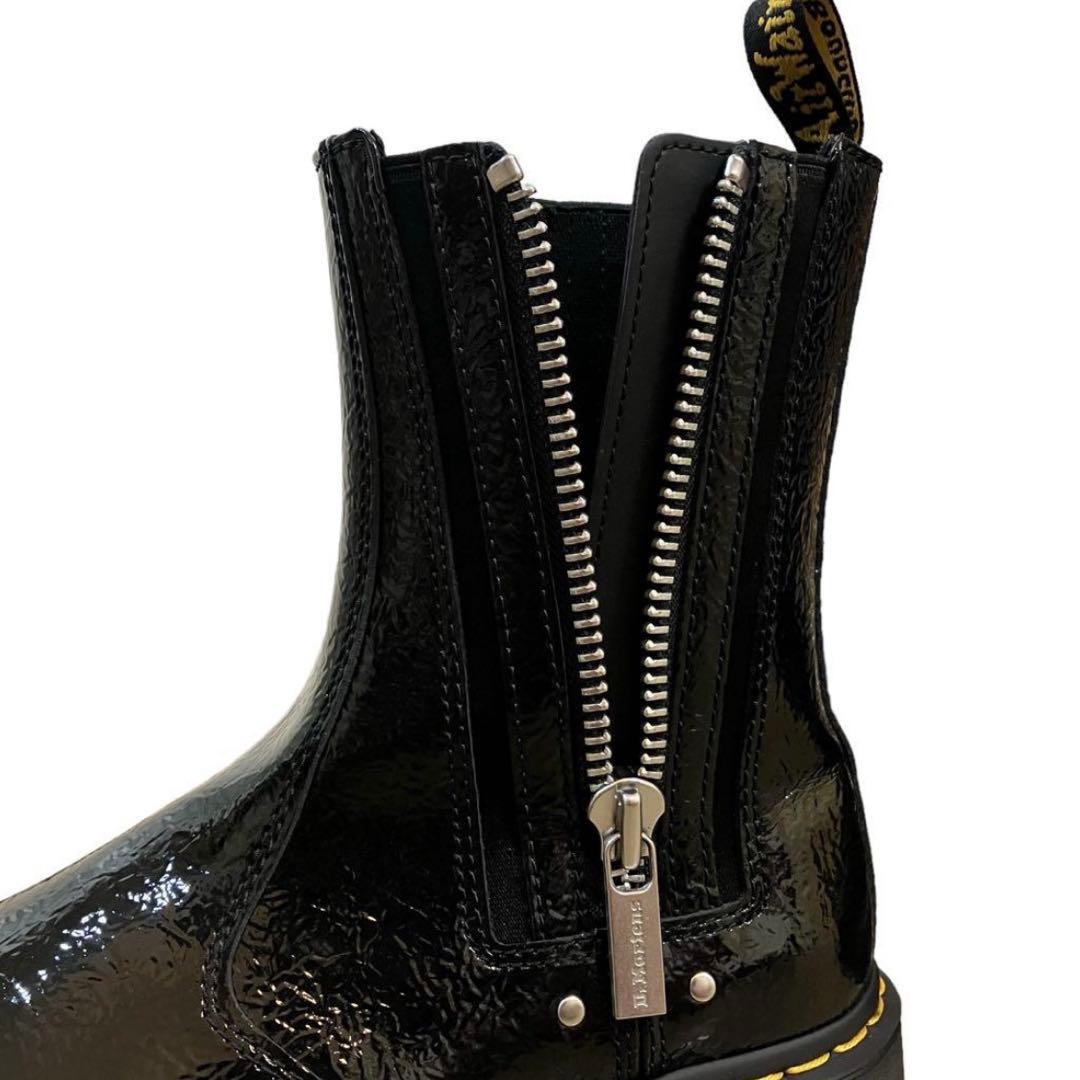 Dr.Martens ブラック サイドゴアブーツ