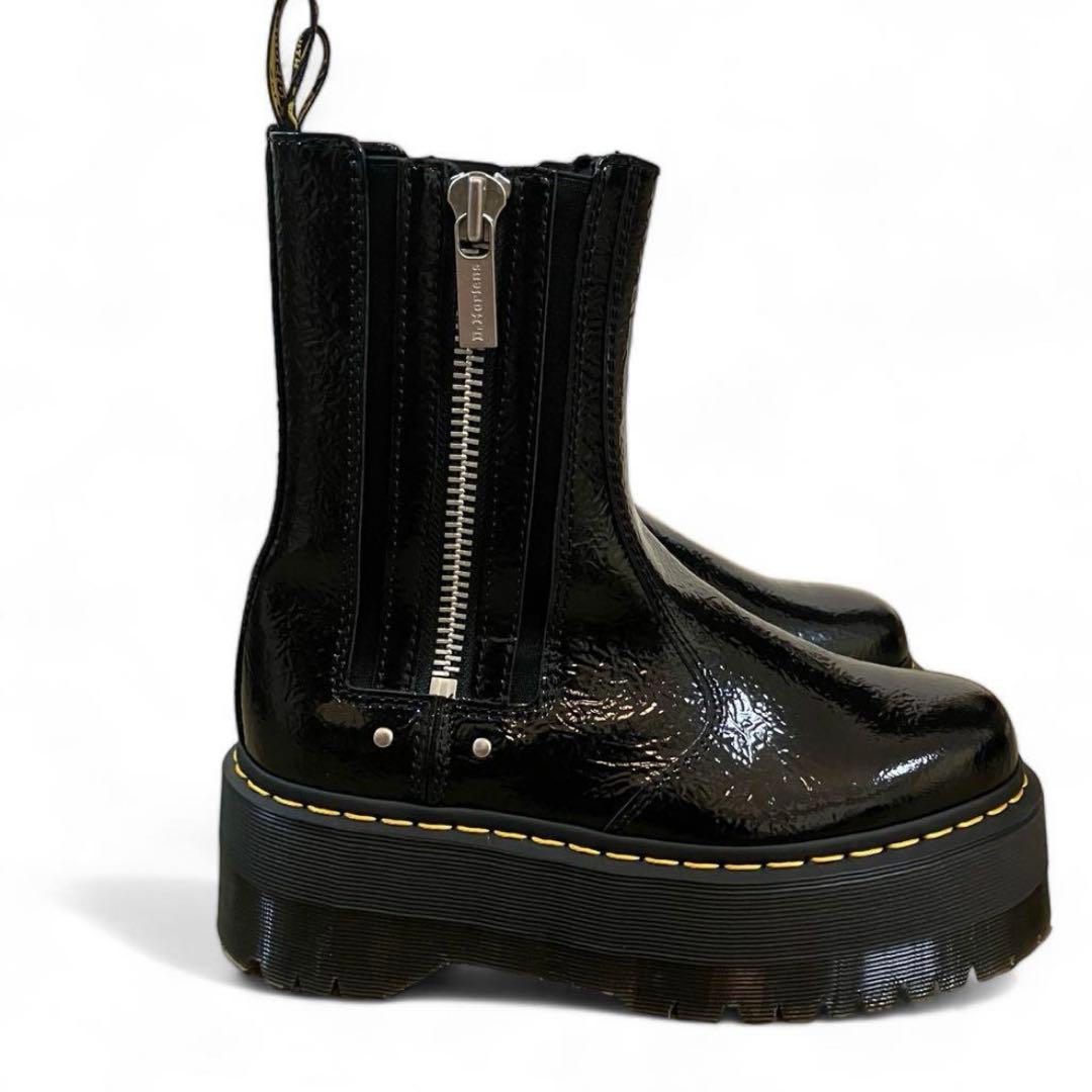 Dr.Martens ブラック サイドゴアブーツ