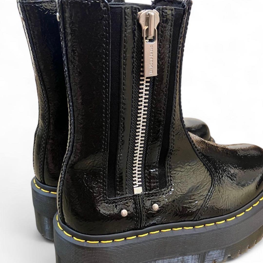 Dr.Martens ブラック サイドゴアブーツ