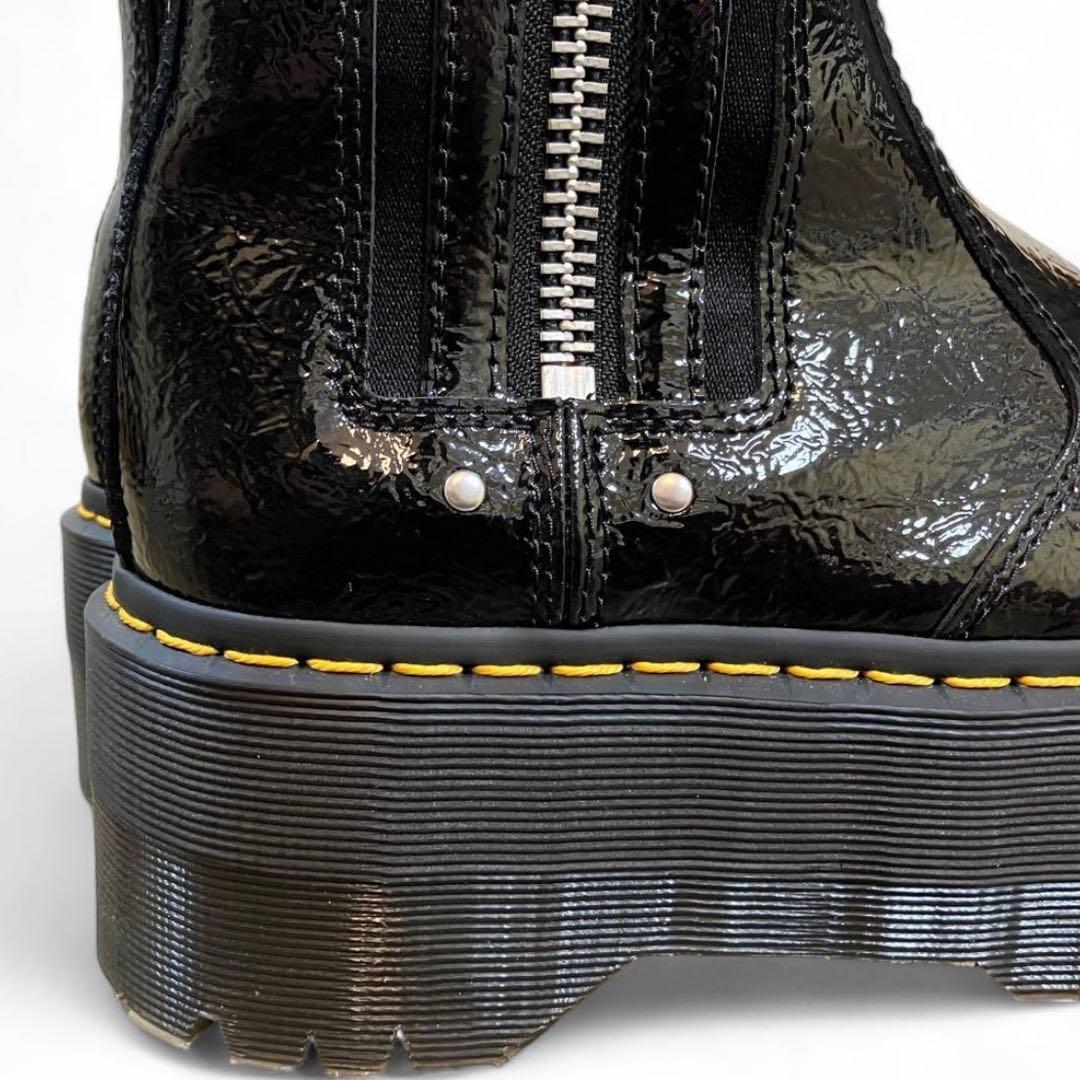 Dr.Martens ブラック サイドゴアブーツ
