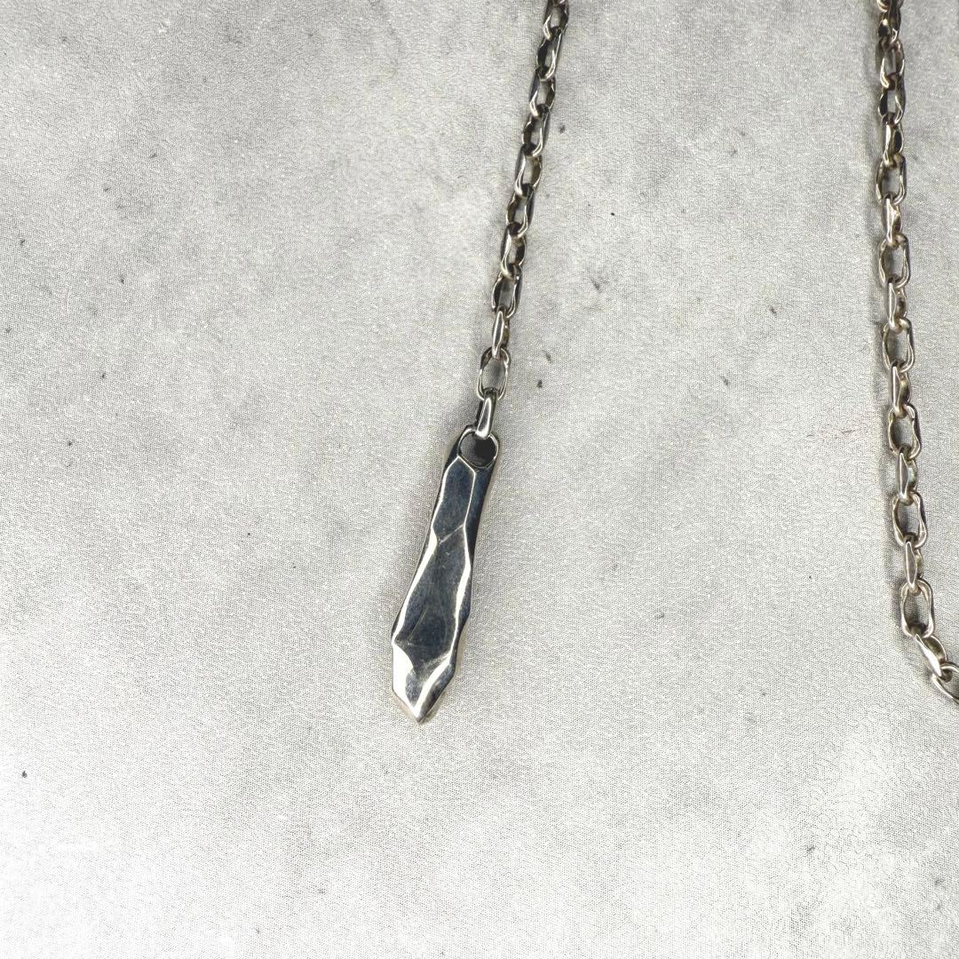 GARNI ガルニ クロッケリーY字ネックレス ロングネックレス シルバー