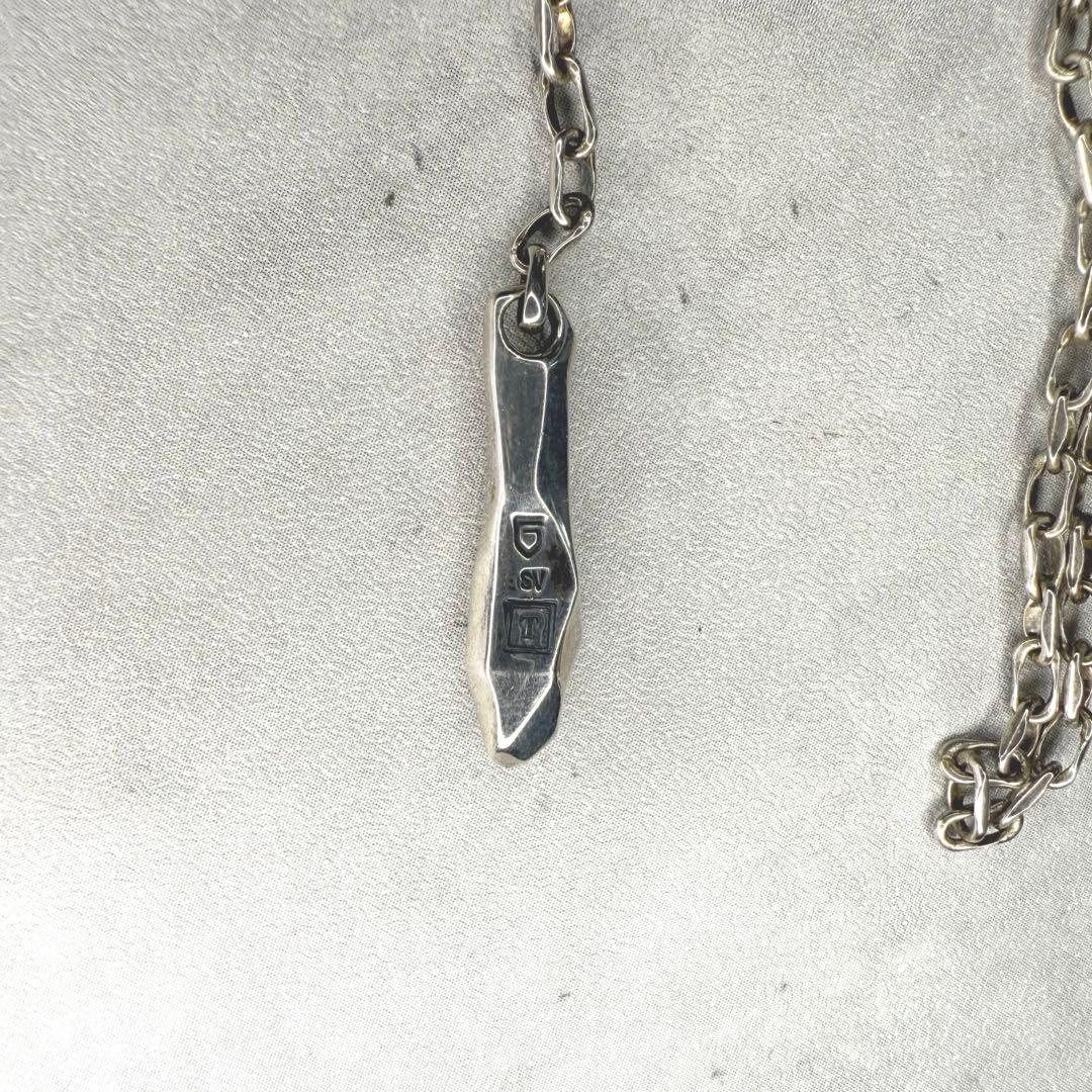 GARNI ガルニ クロッケリーY字ネックレス ロングネックレス シルバー