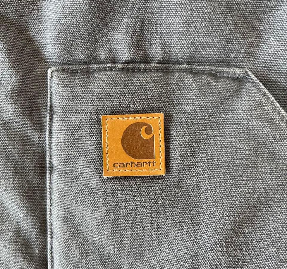 ★carhartt vtg ダックベスト V02 029 L★グレー★フェード