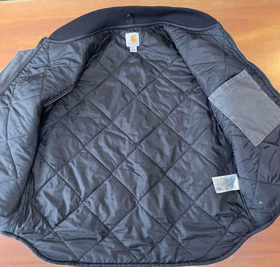 ★carhartt vtg ダックベスト V02 029 L★グレー★フェード