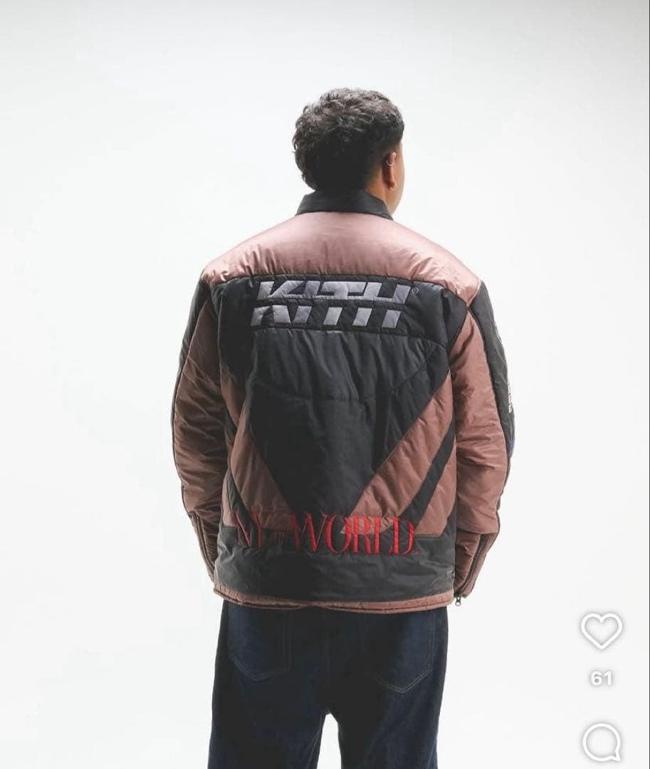 ジャケット・アウター KITH FullZip Brixton Puffed Shirt Jacket