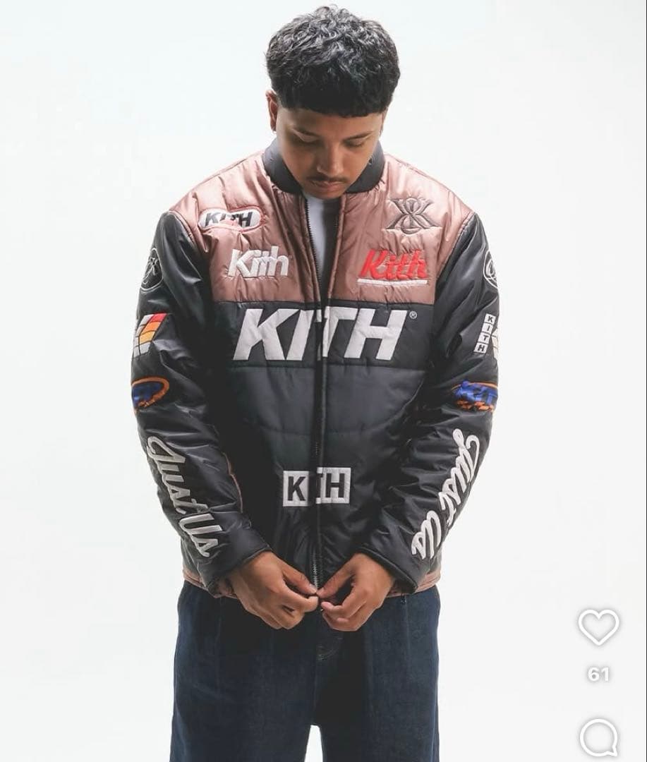 ジャケット・アウター KITH FullZip Brixton Puffed Shirt Jacket