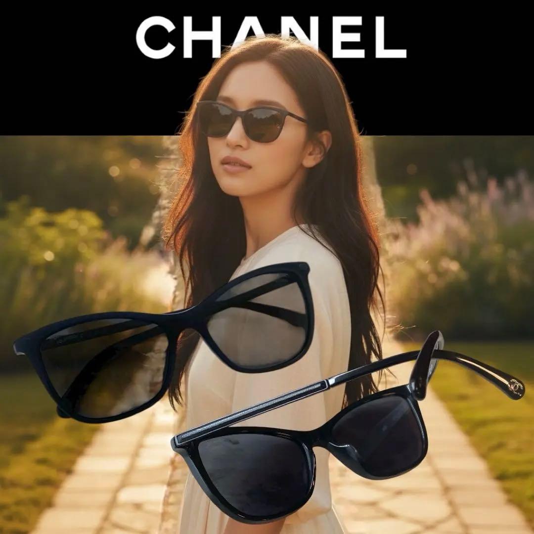 1315【新品 シャネル】CHANEL★サングラス★ブラック★偏光レンズ★本物★