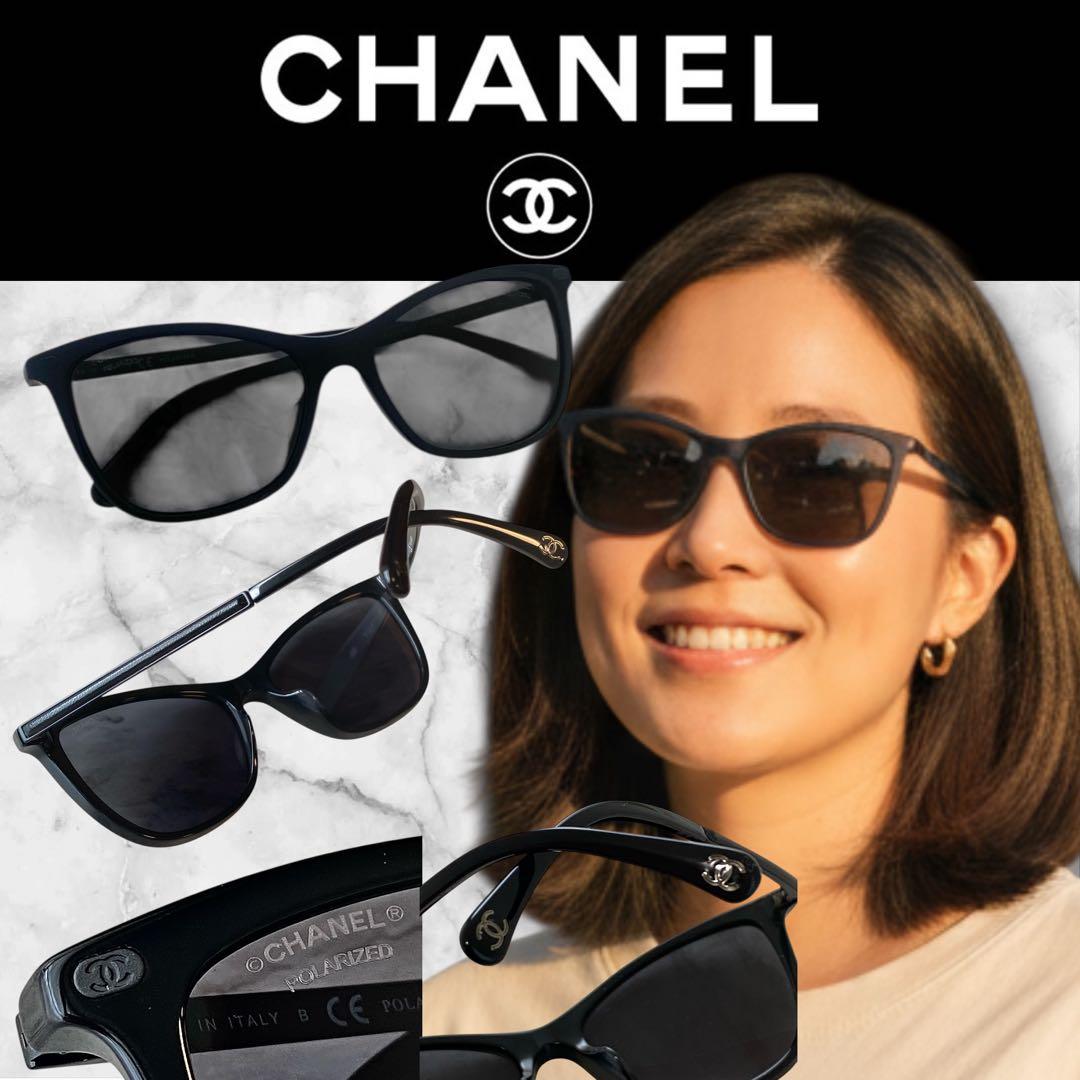 1315【新品 シャネル】CHANEL★サングラス★ブラック★偏光レンズ★本物★