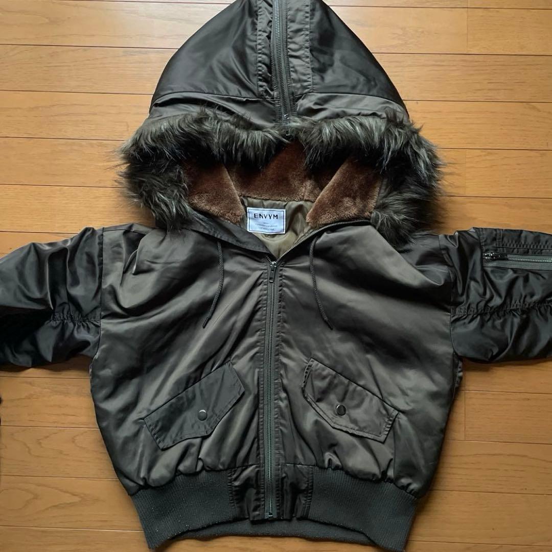 ENVYM N-2B カーキ ブルゾン ジャケット モッズコート MOUSSY