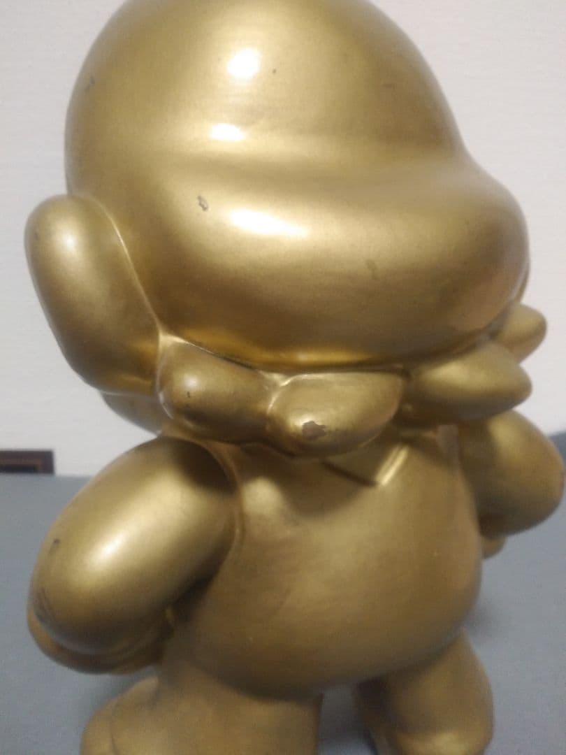 【非売品】金のマリオ像　任天堂エンターテイメント装飾品
