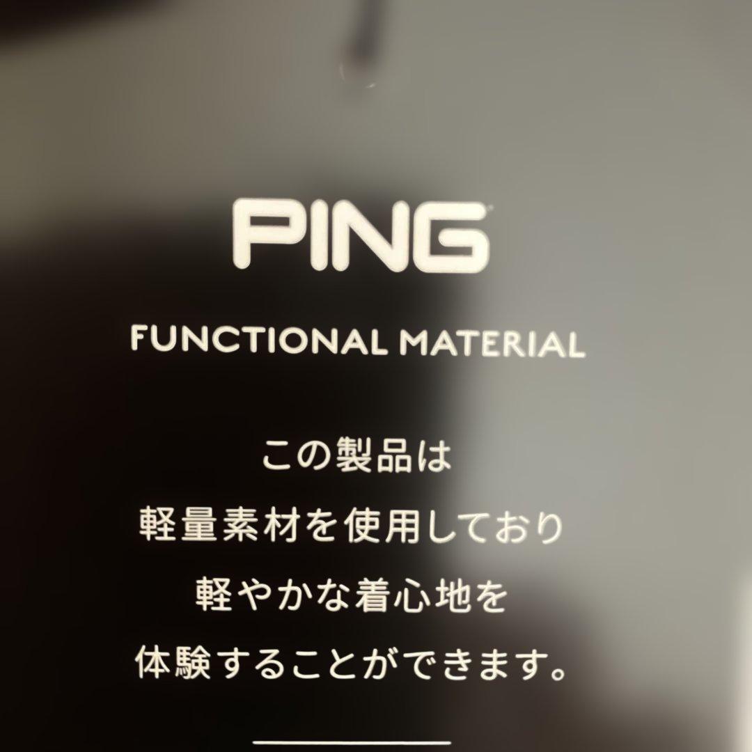 【新品】PING／ハイネック／モックネック／長袖／Ｍサイズ