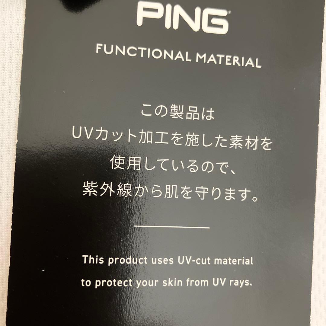 【新品】PING／ハイネック／モックネック／長袖／Ｍサイズ