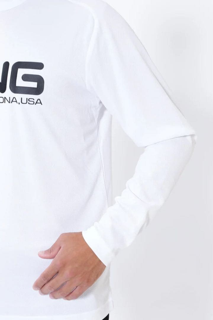 【新品】PING／ハイネック／モックネック／長袖／Ｍサイズ