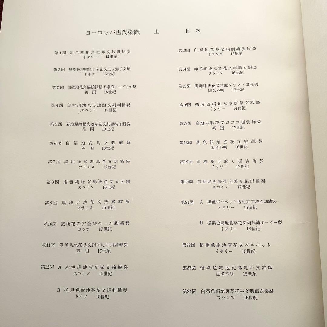 「ヨーロッパ古代染織 - 英国ビクトリアアンドアルバート博物館収蔵品」光琳社