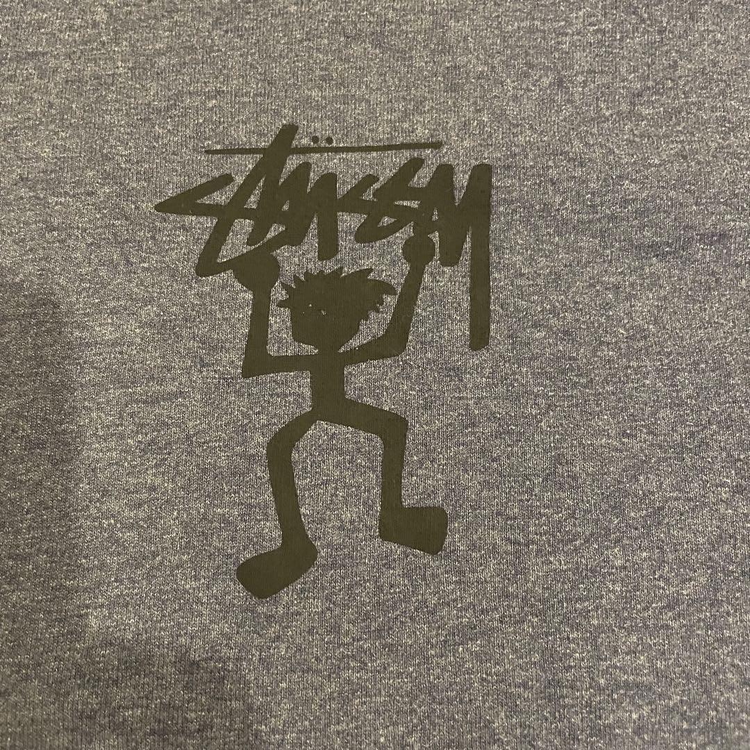 OLD STUSSY USA製 シャドーマン Tシャツ XL グレー