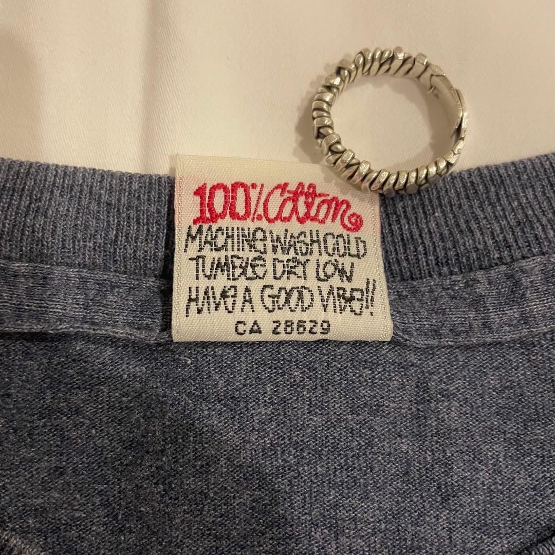OLD STUSSY USA製 シャドーマン Tシャツ XL グレー
