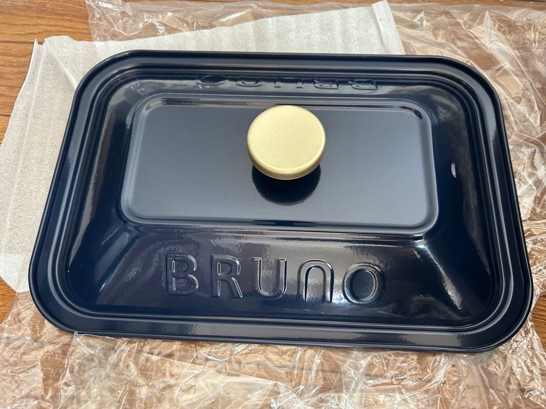 新品未使用 BRUNO ブルーノ コンパクト ホットプレート 本体 ネイビー