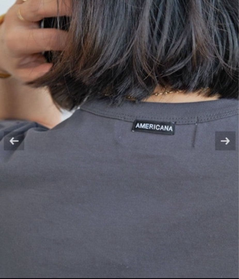 Deuxieme Classe アメリカーナAMRCN Tシャツ