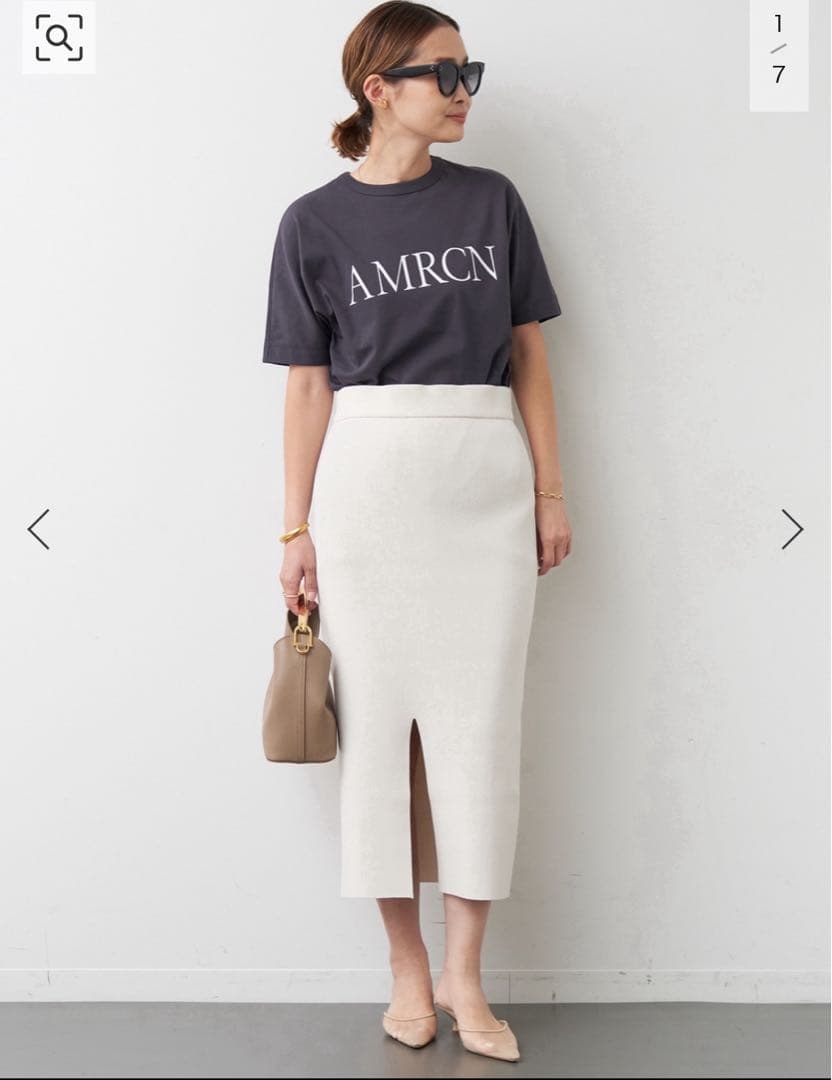 Deuxieme Classe アメリカーナAMRCN Tシャツ