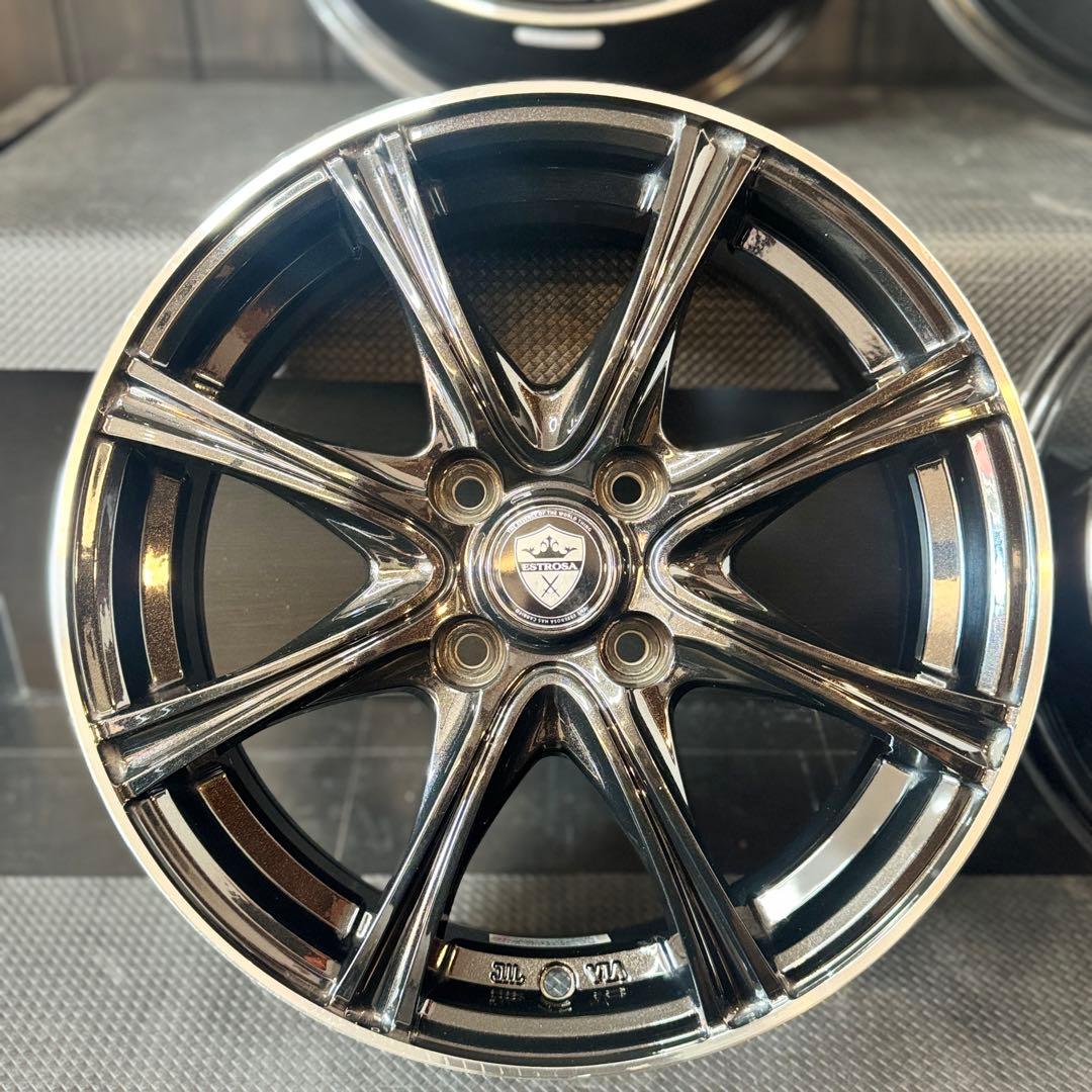 wedsESTROSAMZV 15×5.5j 4-100ヤリス・アクア・パッソ等