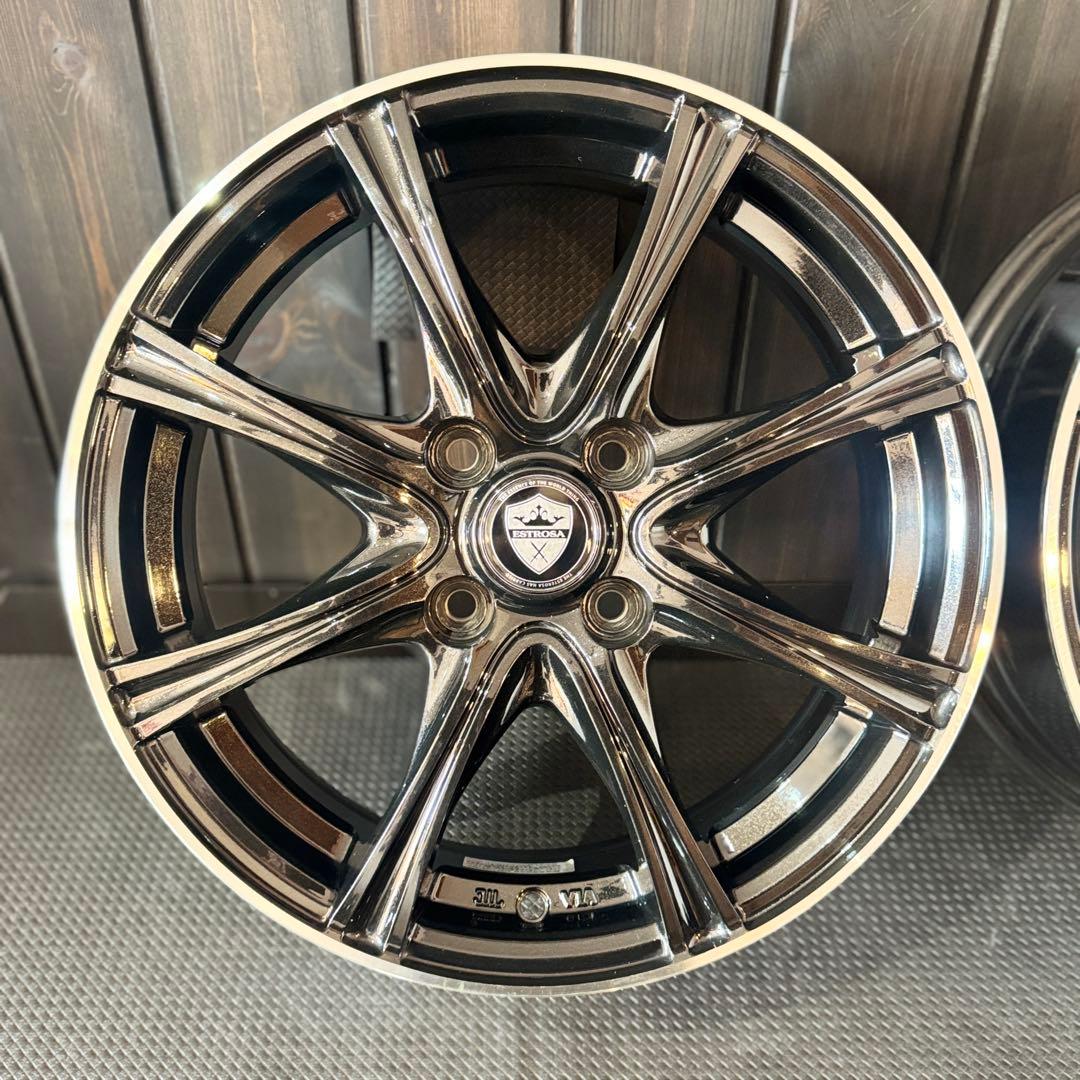 wedsESTROSAMZV 15×5.5j 4-100ヤリス・アクア・パッソ等