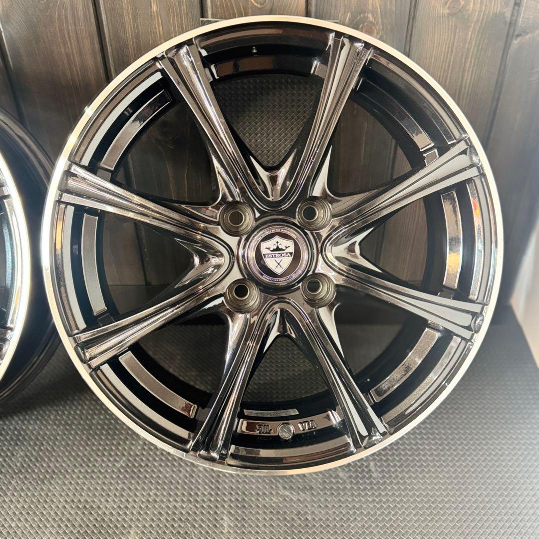 wedsESTROSAMZV 15×5.5j 4-100ヤリス・アクア・パッソ等