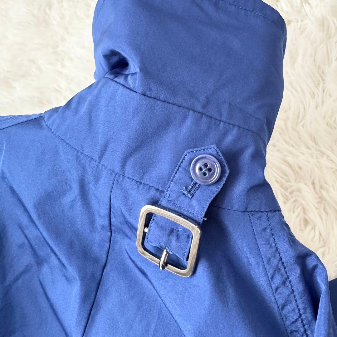 美品✨近年 マックスマーラ トレンチコート タフタ ELLA ロイヤルブルー