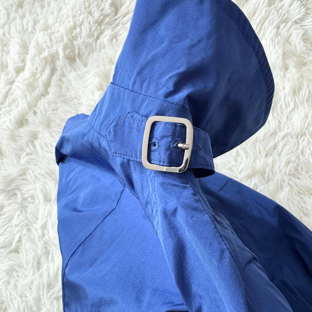 美品✨近年 マックスマーラ トレンチコート タフタ ELLA ロイヤルブルー