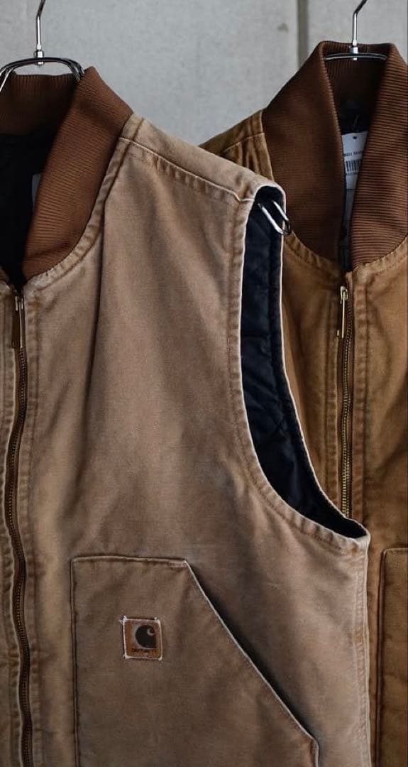 アメリカ製　carhartt duck ベスト　props store