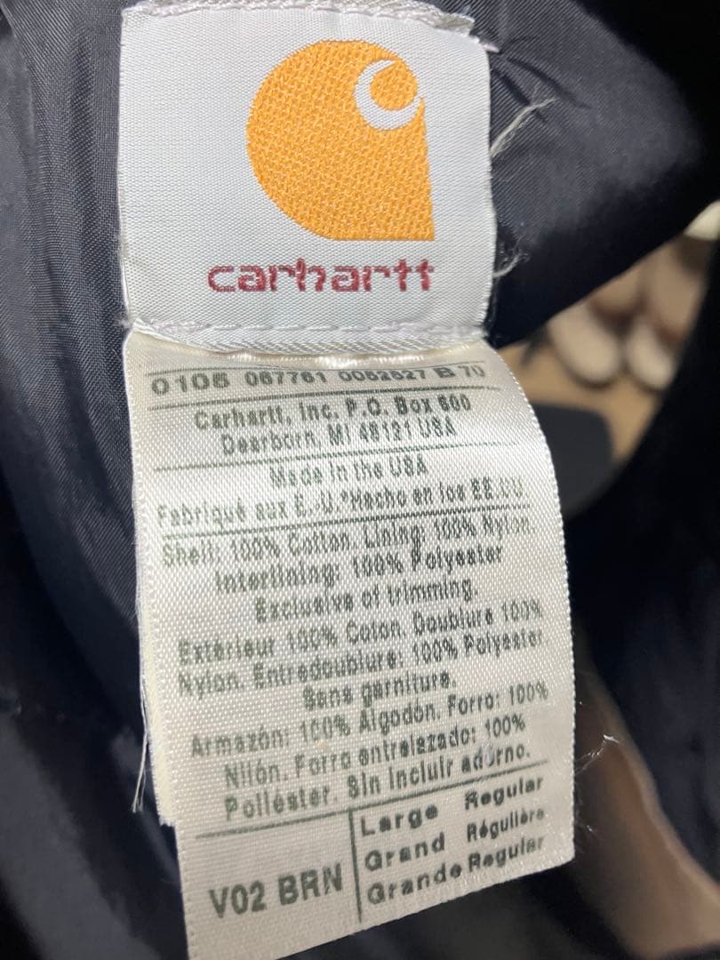 アメリカ製　carhartt duck ベスト　props store