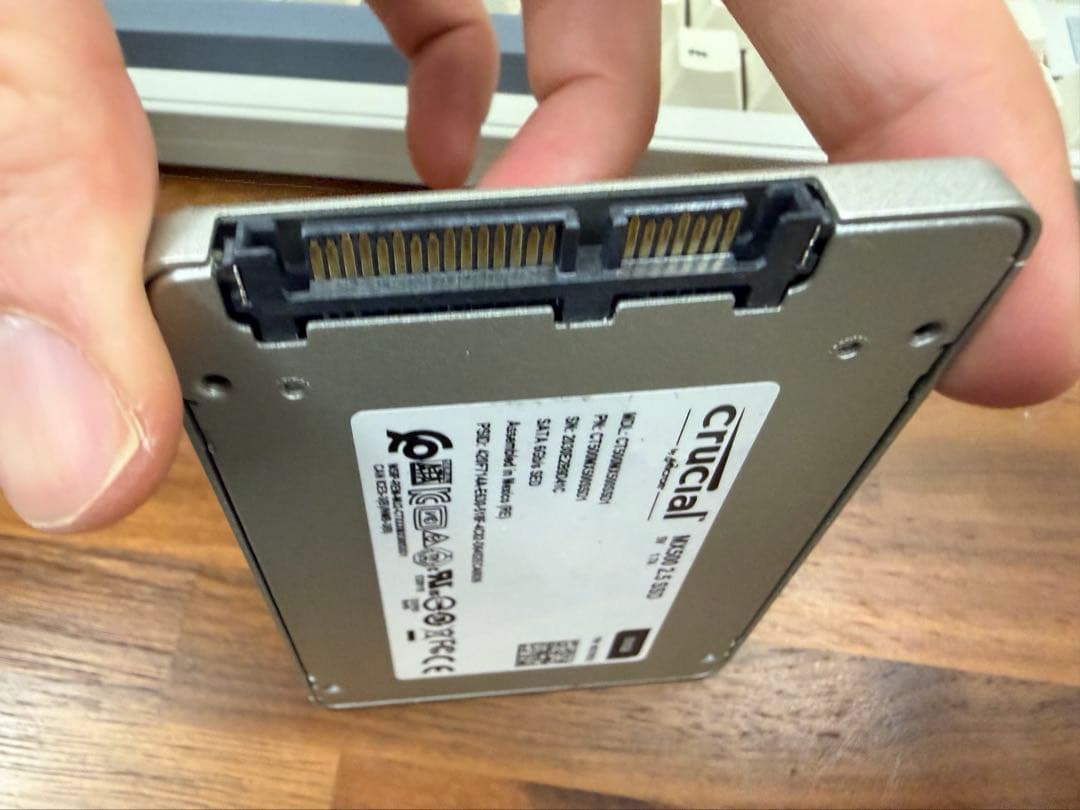 【中古】Crucial MX500 500GB 2.5インチ SATA SSD
