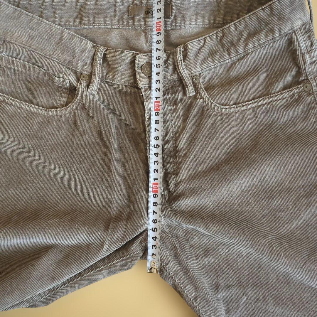 INCOTEX CINQUE コーデュロイパンツ チャコールグレー W32