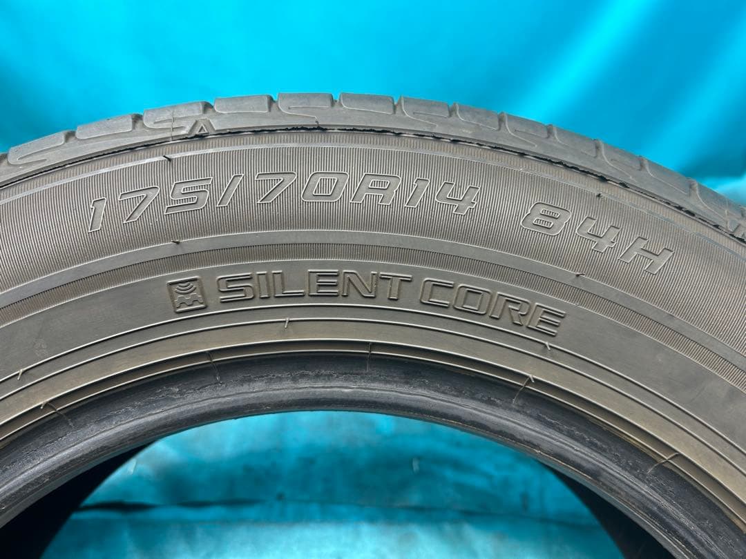 2024年製175/70R14バリ山！中古タイヤ2本セット