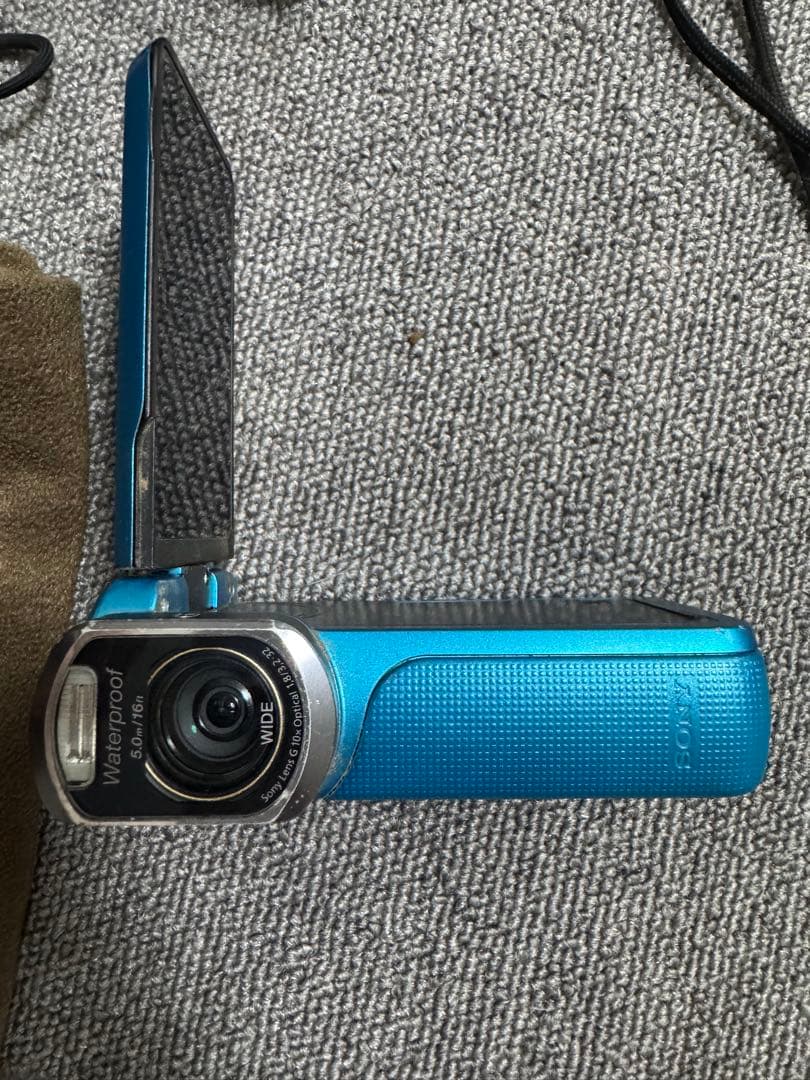 SONY 防水コンパクトデジタルカメラ 青